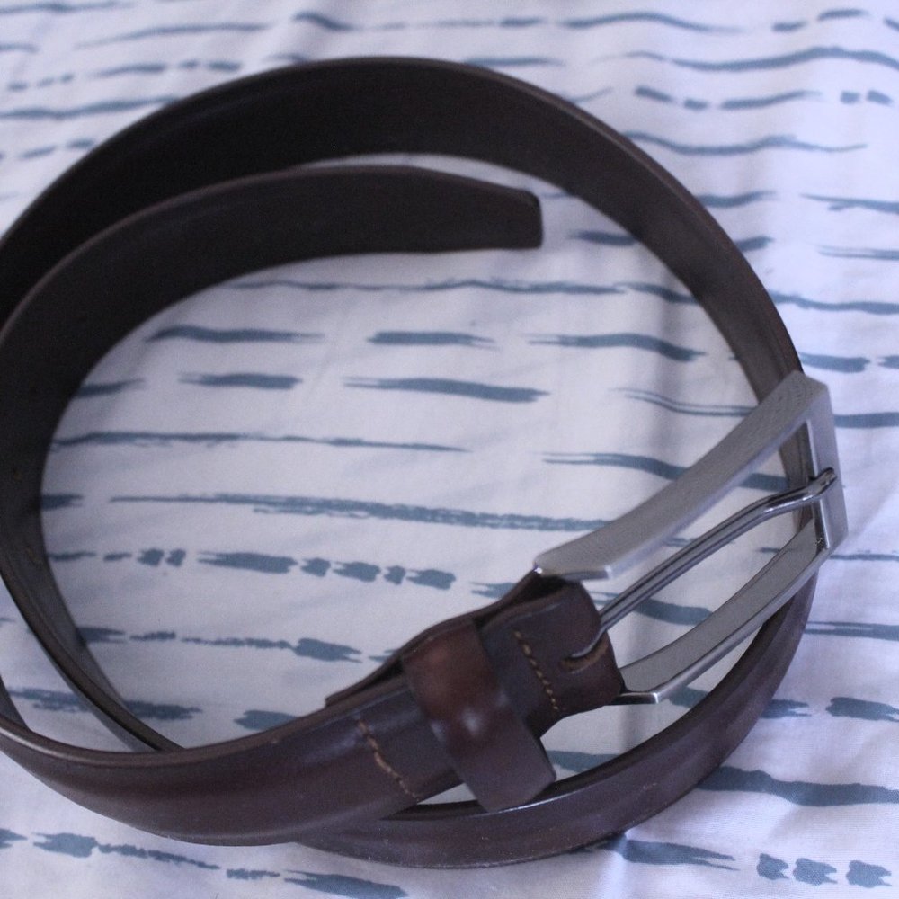 The Tie Bar - Dark Brown Belt